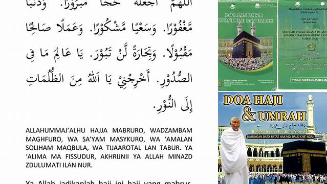 Panduan Lengkap Kumpulan Doa Haji dan Umrah dalam Format PDF